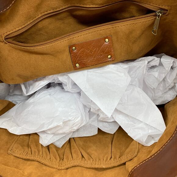 Patricia Nash Leather Handbags Cameley Tote Brown European Map - Picture 5 of 12